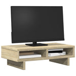 Skjermstativ Sonoma Eik 50X27X15 Cm Konstruert Tre