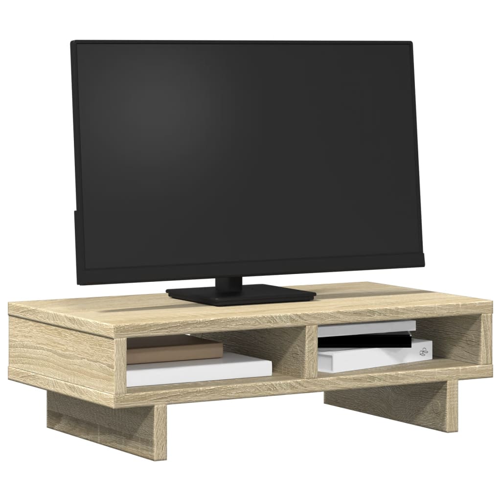 Skjermstativ Sonoma Eik 50X27X15 Cm Konstruert Tre