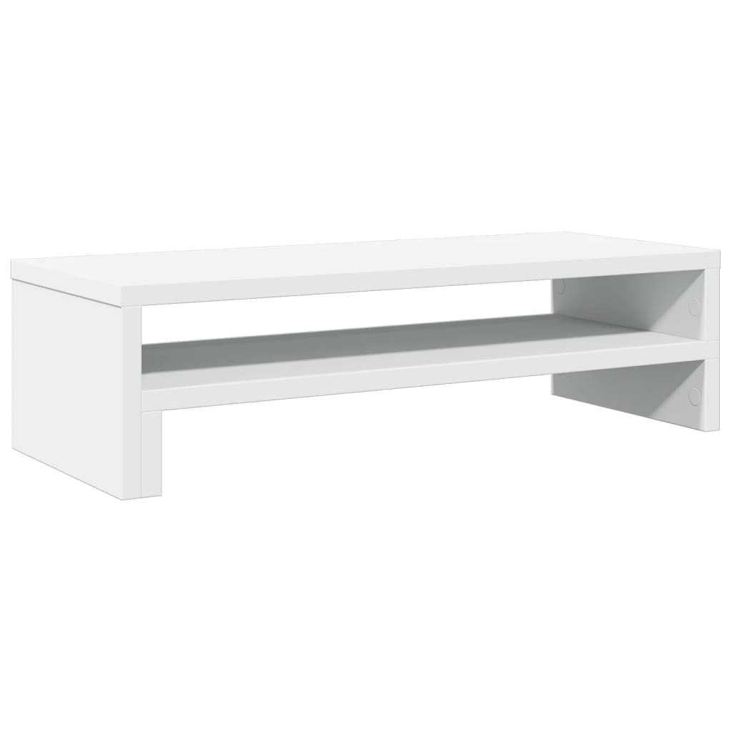 Skjermstativ Hvit 54X22X15 Cm Konstruert Tre