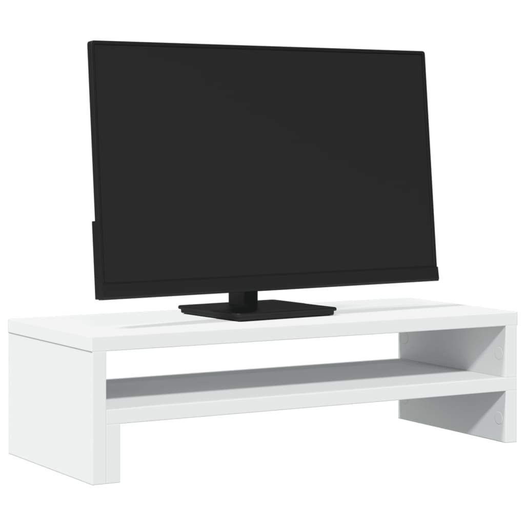 Skjermstativ Hvit 54X22X15 Cm Konstruert Tre