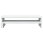 Skjermstativ Hvit 54X22X15 Cm Konstruert Tre
