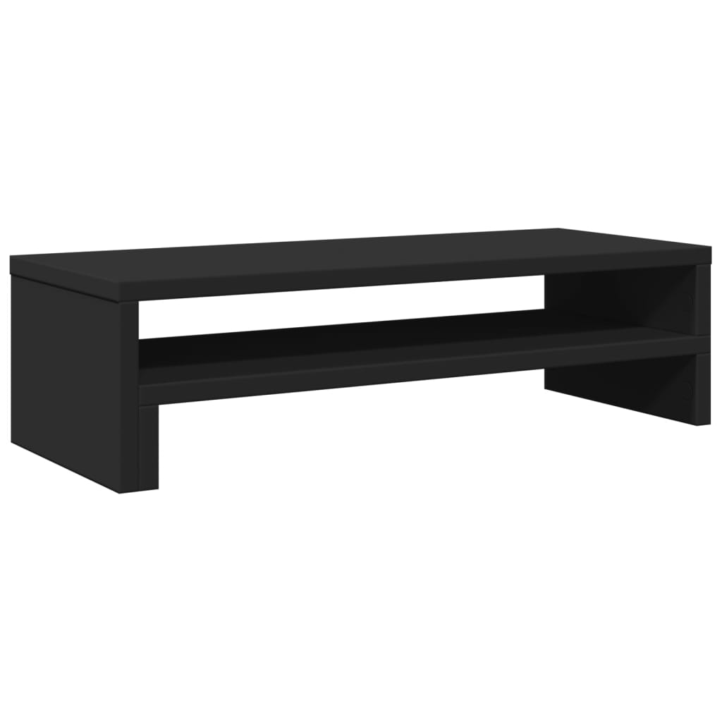 Skjermstativ Svart 54X22X15 Cm Konstruert Tre