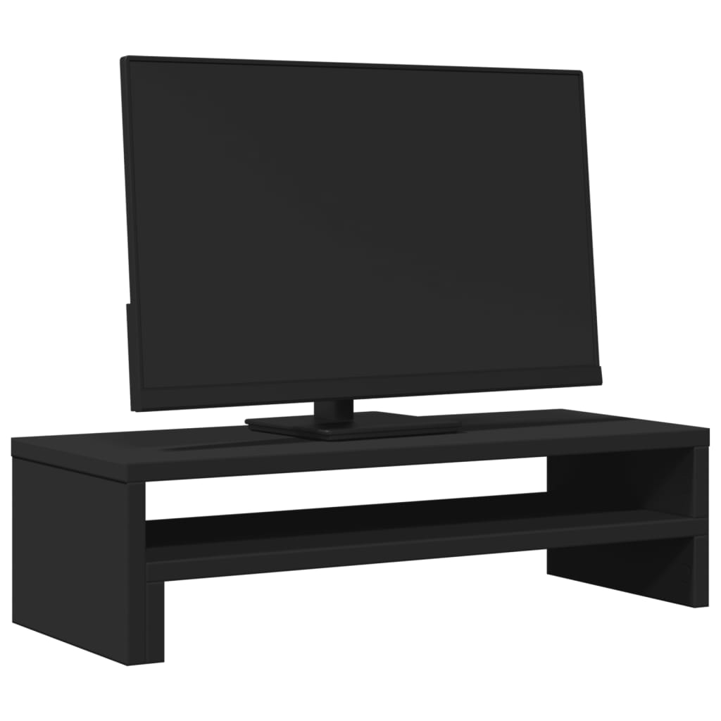 Skjermstativ Svart 54X22X15 Cm Konstruert Tre