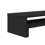 Skjermstativ Svart 54X22X15 Cm Konstruert Tre