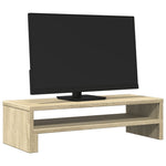 Skjermstativ Sonoma Eik 54X22X15 Cm Konstruert Tre