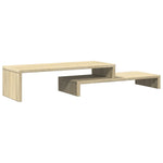 Skjermstativ Sonoma Eik 54X22X15 Cm Konstruert Tre