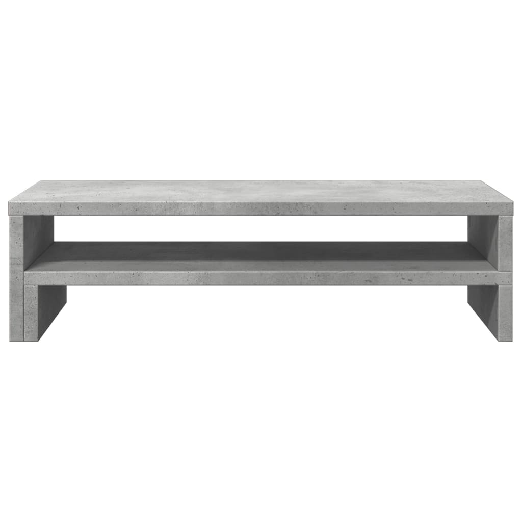 Skjermhylle Betonggrå 54X22X15 Cm Konstruert Tre