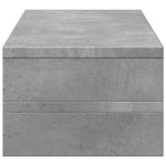 Skjermhylle Betonggrå 54X22X15 Cm Konstruert Tre