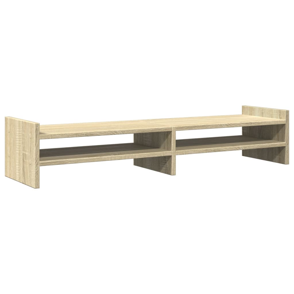 Skjermstativ Sonoma Eik 100X27X20 Cm Konstruert Tre