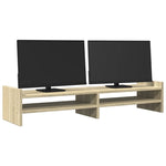 Skjermstativ Sonoma Eik 100X27X20 Cm Konstruert Tre