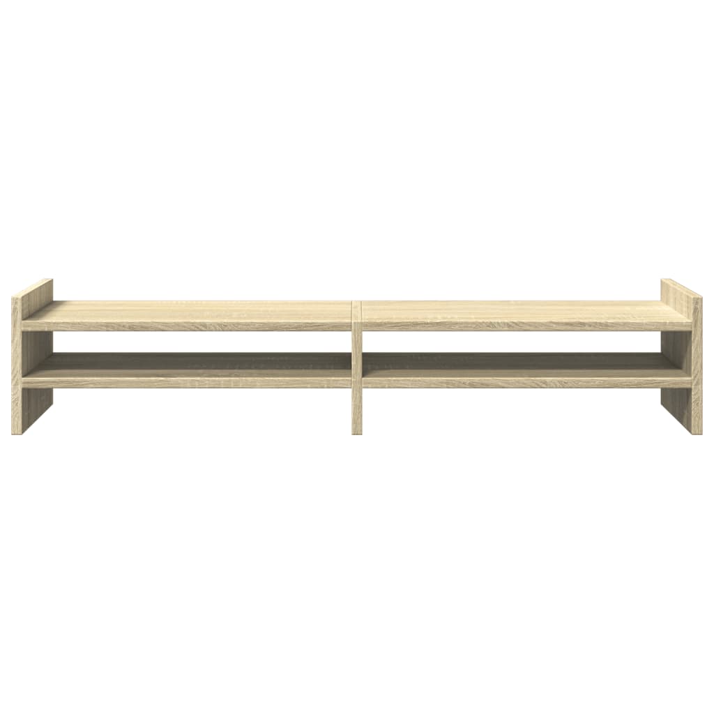 Skjermstativ Sonoma Eik 100X27X20 Cm Konstruert Tre