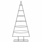 Juletre Til Dekorasjon Metall Svart 150 Cm