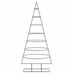 Juletre Til Dekorasjon Metall Svart 180 Cm