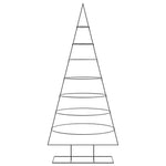 Juletre Til Dekorasjon Metall Svart 210 Cm