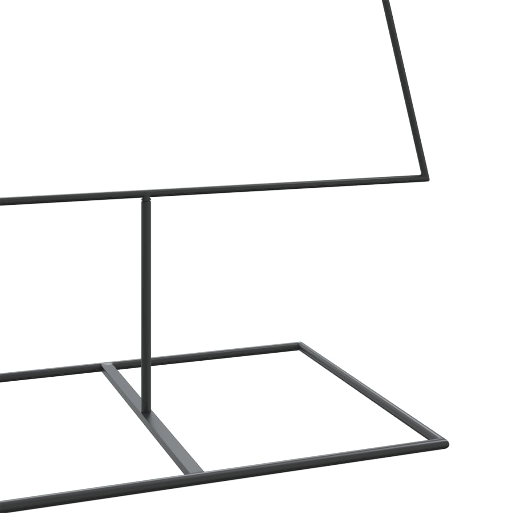 Juletre Til Dekorasjon Metall Svart 210 Cm