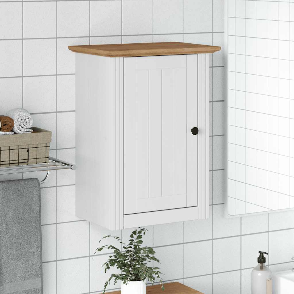 Veggskap For Baderom Bodo Hvit Og Brun 44X30X60 Cm
