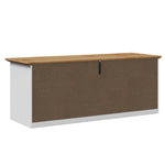 Gangbenk Bodo Hvit Og Brun 114X40X45 Cm