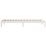 Ekstra Lang Sengeramme Uten Madrass Hvit 100X210 Cm Heltre Furu
