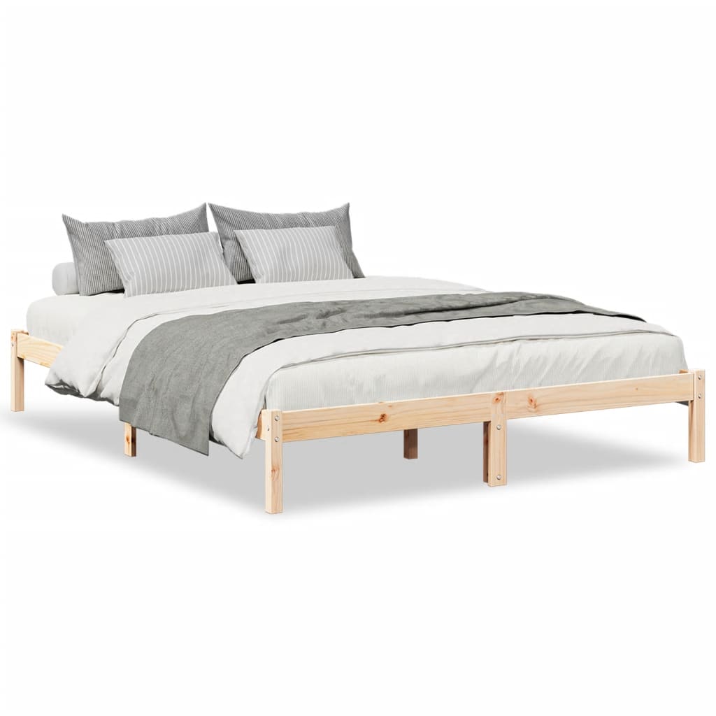 Ekstra Lang Sengeramme Uten Madrass 140X210 Cm Heltre Furu