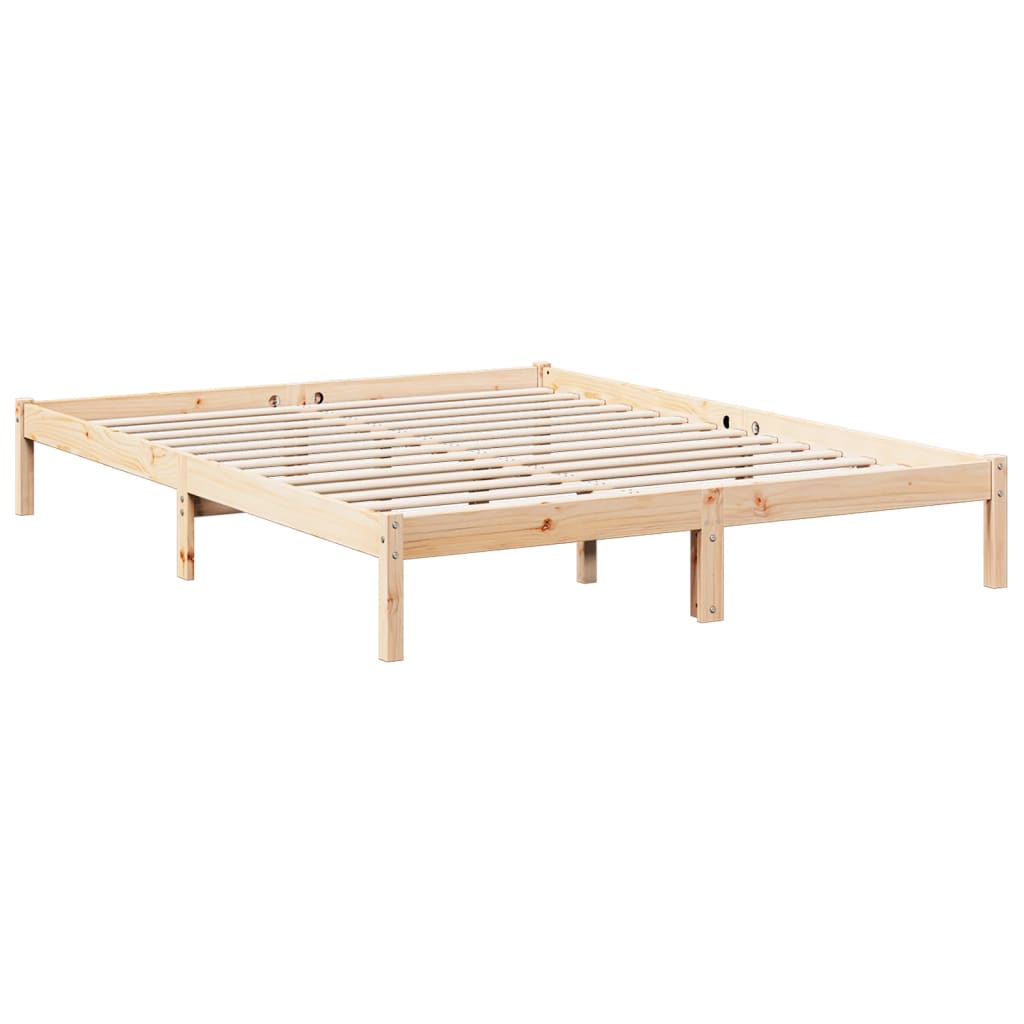 Ekstra Lang Sengeramme Uten Madrass 140X210 Cm Heltre Furu