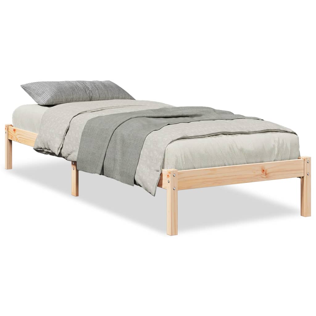 Ekstra Lang Sengeramme Uten Madrass 100X220 Cm Heltre Furu