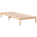 Ekstra Lang Sengeramme Uten Madrass 100X220 Cm Heltre Furu