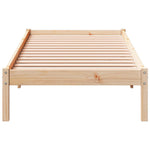 Ekstra Lang Sengeramme Uten Madrass 100X220 Cm Heltre Furu