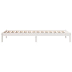 Ekstra Lang Sengeramme Uten Madrass Hvit 100X220 Cm Heltre Furu