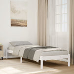 Ekstra Lang Sengeramme Uten Madrass Hvit 100X220 Cm Heltre Furu