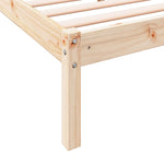Ekstra Lang Sengeramme Uten Madrass 140X220 Cm Heltre Furu