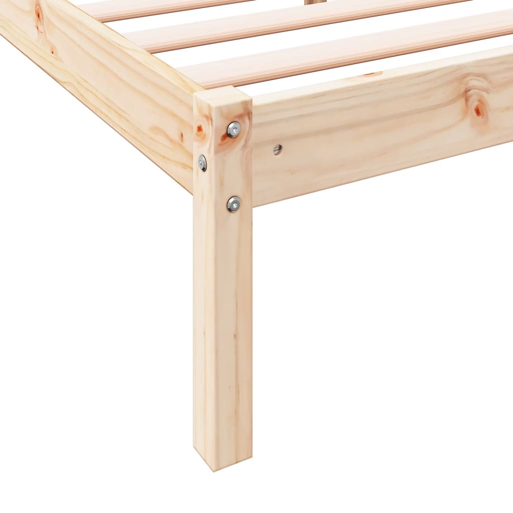 Ekstra Lang Sengeramme Uten Madrass 140X220 Cm Heltre Furu