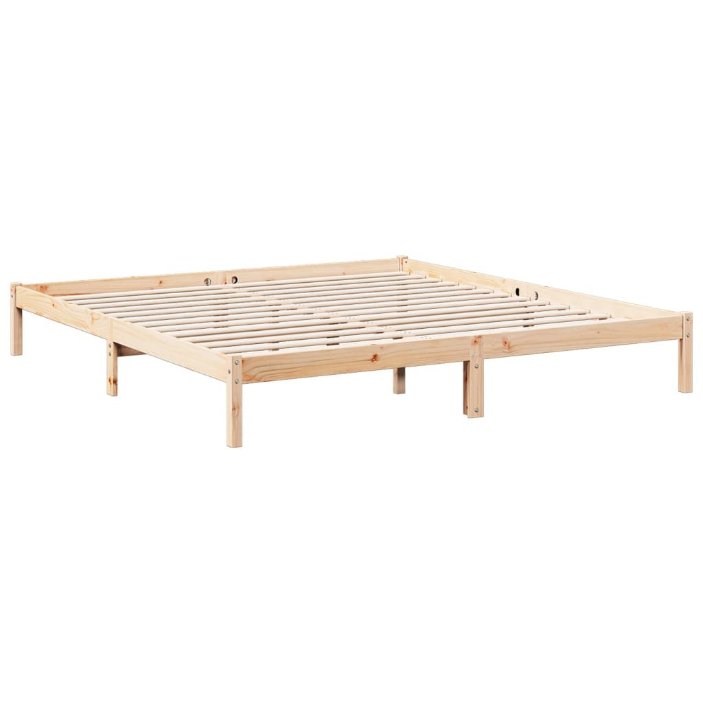 Ekstra Lang Sengeramme Uten Madrass 200X220 Cm Heltre Furu