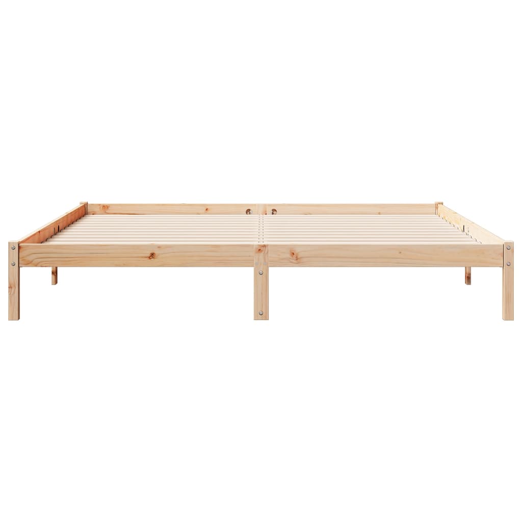 Ekstra Lang Sengeramme Uten Madrass 200X220 Cm Heltre Furu
