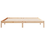 Ekstra Lang Sengeramme Uten Madrass 200X220 Cm Heltre Furu