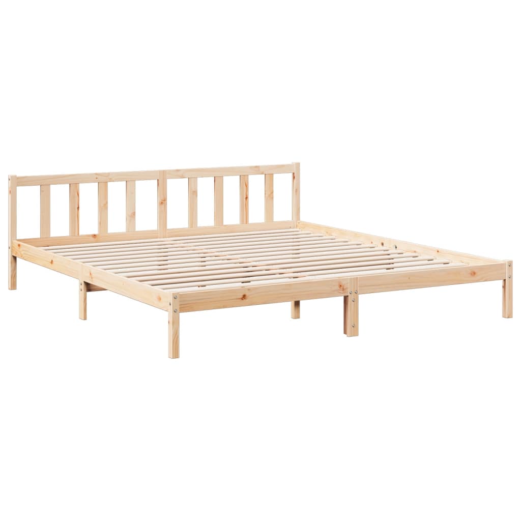 Ekstra Lang Sengeramme Uten Madrass 180X210 Cm Heltre Furu