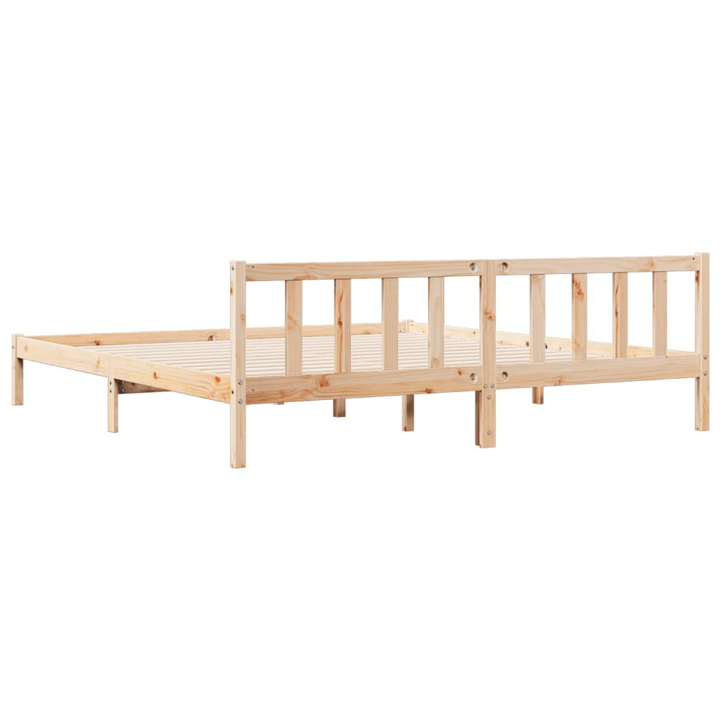 Ekstra Lang Sengeramme Uten Madrass 180X210 Cm Heltre Furu