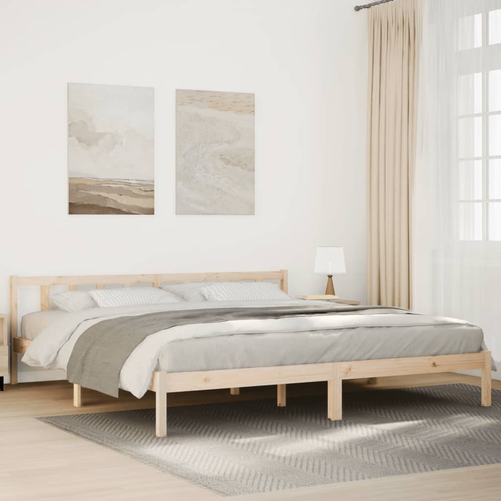 Ekstra Lang Sengeramme Uten Madrass 180X210 Cm Heltre Furu