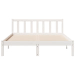 Ekstra Lang Sengeramme Uten Madrass Hvit 140X220 Cm Heltre Furu