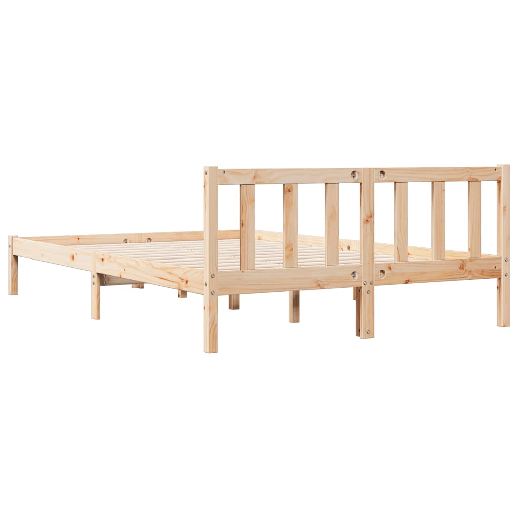 Ekstra Lang Sengeramme Uten Madrass 160X220 Cm Heltre Furu