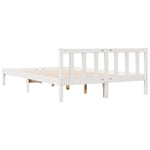 Ekstra Lang Sengeramme Uten Madrass Hvit 160X220 Cm Heltre Furu