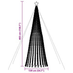 Led Juletre 1028 Leds Blå 403 Cm