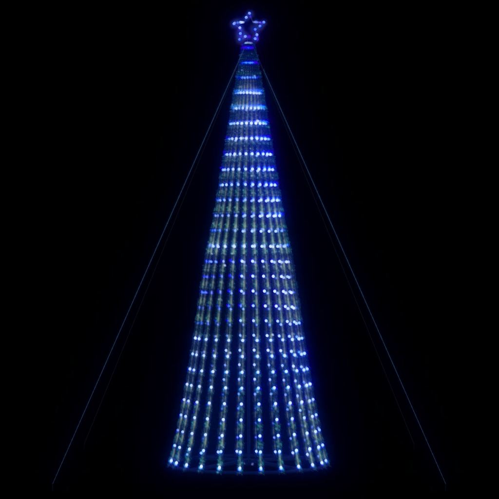 Led Juletre 1028 Leds Blå 403 Cm