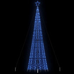 Led Juletre Med Spikes 1534 Leds Blå 500 Cm