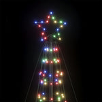 Led Juletre Med Spikes 1534 Led Fargerike 500 Cm