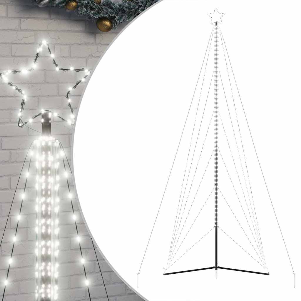 Led Juletre 861 Leds Kald Hvit 478 Cm