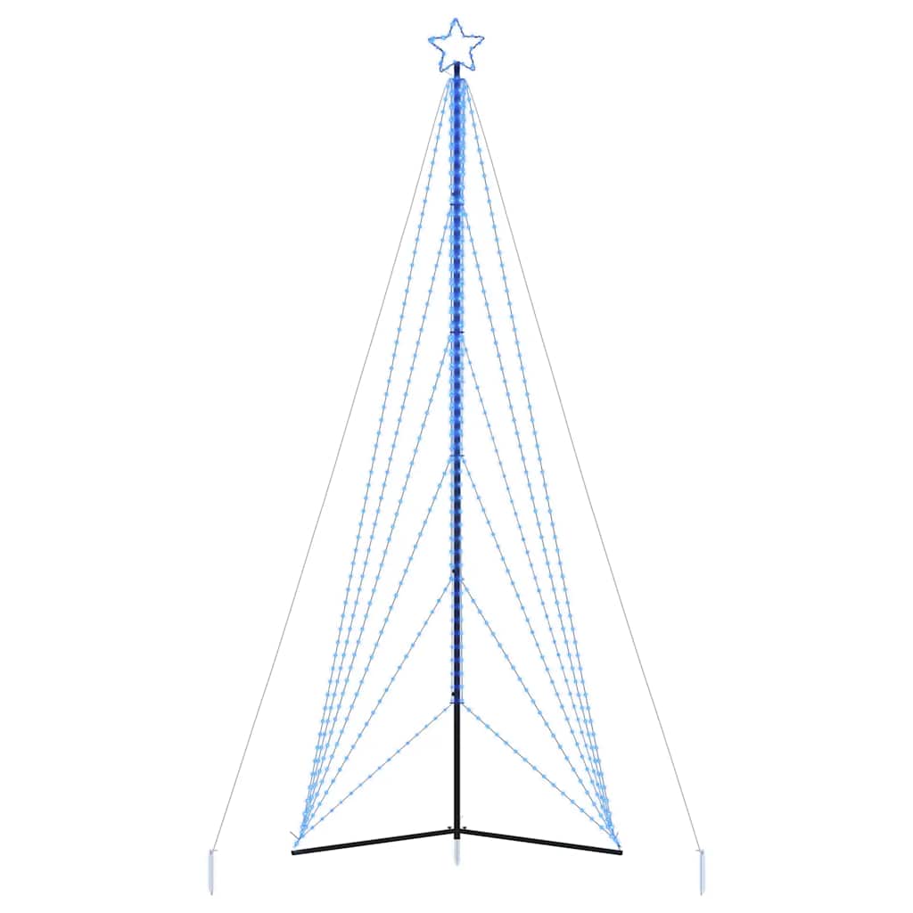 Led Juletre 861 Leds Blå 478 Cm