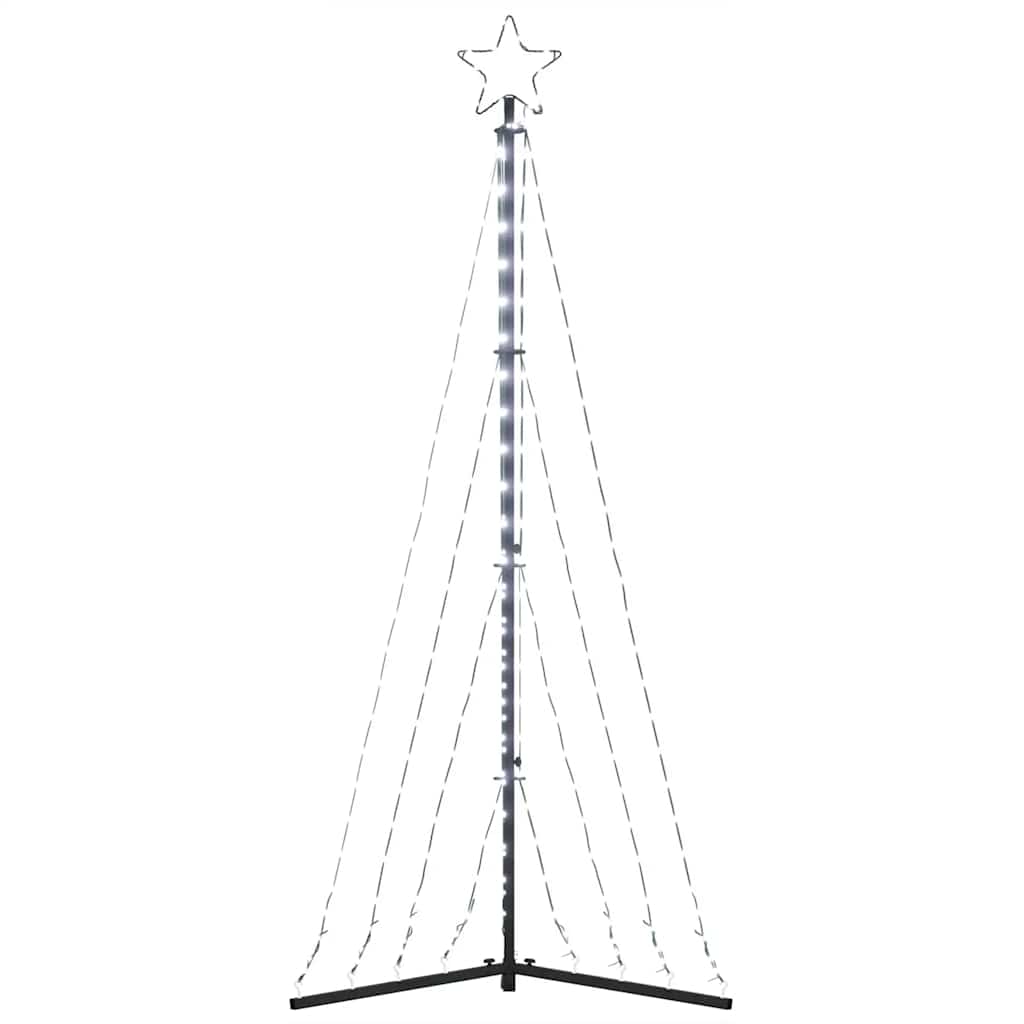 Led Juletre 339 Leds Kald Hvit 187 Cm