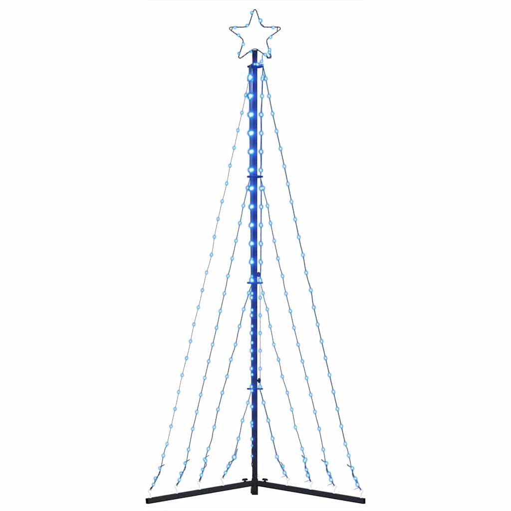 Led Juletre 339 Leds Blå 187 Cm