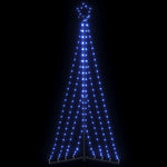 Led Juletre 339 Leds Blå 187 Cm