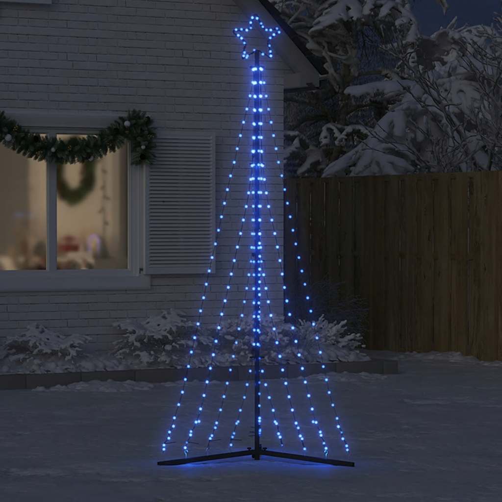 Led Juletre 447 Leds Blå 249 Cm